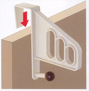Plastic Overdoor Hook Cloth Hanger #1624