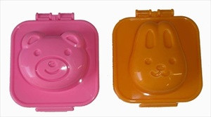 Japanese Egg Mold Bunny & Bear Shape