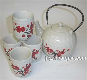 Porcelain Tea Set Ume 42oz