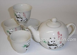 Porcelain Tea Set Panda 23oz