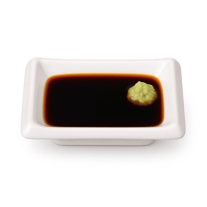 Bamboo Melamine Sauce Dish – 3.75×2.5", Restaurant Quality