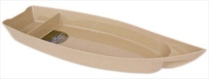 Green Melamine Sushi Boat 27.5x9.5in