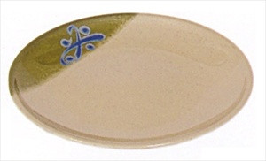 Green Melamine Round Dinner Plate 11.75in