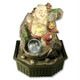 Lucky Buddha Table Water Fountain Crystal Ball w/ Light