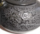 Black Bamboo Pine Plum Cast Iron Teapot 36oz