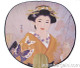 Geisha Paper Hand Fan w/ Wooden Handle #5