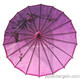 Purple Transparent Chinese Parasol 22in