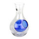 Glass Cold Sake Bottle Clear Blue Glass Cold Sake Bottle Clear Blue