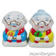 Porcelain Japanese Doll Ojisan Obaasan Figurine