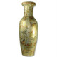 Butterfly Porcelain Decorative Floor Vase 24in