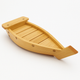 Small Sushi Boat Serving Tray – Wooden Boat Shaped Sushi Plate, Sashimi Board, 33 cm (13 inches)
