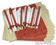 Oriental Placemat Chopsticks Napkin 6pc Set
