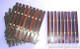 Set of 6 Bamboo Coasters Dark Brown