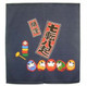 Daruma Noren Curtain Never Give up 33x35in