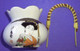 Porcelain Geisha Toothpick Holder A