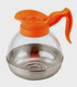 Tea Coffee Decanter Serving Pot 64oz Orange