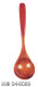 Japanese Wooden Spoon Red Handle 6in