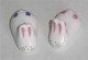 Set of 2 Porcelain Chopstick Rest Bunny