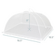 Mesh Food Umbrella – Nylon Pop-Up Food Cover Tent, 16.5 x 16.5 x 9 in