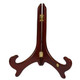 Rosewood Wooden Plate Stand Easel 6in