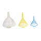 Set of 3 Japanese Funnels – Mini and Small Melamine Funnels for Liquid and Dry Ingredients, Colors May Vary, BPA-Free, Made in Japan
