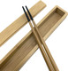 Bamboo Portable Chopsticks with Case – Reusable Japanese Style Travel Chopsticks, Black Tips, 9.5" Bamboo Portable Chopsticks with Case – Reusable Japanese Style Travel Chopsticks, Black Tips, 9.5"