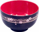 Japanese Plastic Lacquer Sakura Miso Soup Bowl
