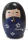 Blue Matryoshka Kokeshi Nesting Doll