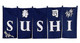 Sushi Restaurant Noren Curtain 65.5x25.5