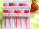 Sanrio Hello Kitty Plastic Fruit Food Picks 10pc