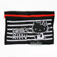 Sanrio Hello Kitty Black Mesh Pouch w Zipper