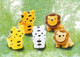 5 pieces Iwako erasers - Lion & Tiger (Color May Vary) 5 pieces Iwako erasers - Lion & Tiger (Color May Vary)