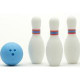 1 pack 4 pieces Iwako erasers - Bowling (Color May Vary)