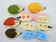 6 pieces Iwako erasers - Hedgehog (Color May Vary)
