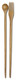 Burnished Bamboo Cooking Chopsticks Spoon Fork for Deep Frying Shabu Hot Pot Noodles Taste N Cook, 13 inches Long