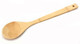 Long Bamboo Cooking Spoon Spatula Utensil for Non Stick Cookware Wok Kitchen Tool, 12 Inch (1 Pack)