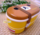 San-x Rilakkuma Bear Food Lunch Box Bento W/chopsticks