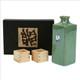 Porcelain Sake Set Wooden Masu