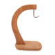 Bamboo Banana Hanger – Wooden Fruit Holder Stand with Stainless Steel Hook, Countertop Organizer