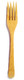 Bamboo Dinner Forks for Appetizer Furit Dessert Snack Resuable Dishwasher Safe, Set of 6, 8.25-inch