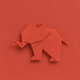 Kyowa Origami Paper 6" – Mandarin Orange Solid Color, 80 Sheets, Made in Japan