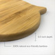 Natural Bamboo Cat Serving Tray for Snacks Appetizer Fruit Vegetable | Food Platter | Picnic Kitchen Party | Eco-Friendly Plates 