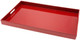 Rectangular Lacquer Serving Tray, 18-3/4-Inch, Red