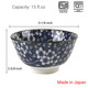 Japanese Porcelain Rice Bowls Soup Bowl Gift Set, Traditional Japanese Inspired Pattern, Blue Color, Set of 5, Made in Japan Japanese Porcelain Rice Bowls Soup Bowl Gift Set, Traditional Japanese Inspired Pattern, Blue Color, Set of 5, Made in Japan