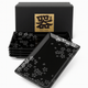 JapanBargain Porcelain Sushi Plate Gift Set – 5pc Mino-Yaki, Black & Silver Sakura, Made in Japan