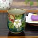Japanese Yunomi Tea Cup Camellia KUTANI YAKI(ware) Japanese Yunomi Tea Cup Camellia KUTANI YAKI(ware)