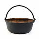 Sukiyaki Pot with Lid Cast Iron Hot Pot Shabu Shabu Pot Nabe Noodle Pot Japanese Cooking Pot, 7 inch