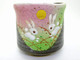Kutani Yaki(ware) Japanese Yunomi Jumping Rabbit Cup
