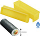 Plastic Sushi Making Mold Rice Roll Press Mold Rolling Sushi Futomaki Sushi Non-Stick BPA-Free Yellow (2.5in x 8.0in x 2.4in)