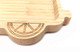 10 pcs Bamboo Train Shaped Food Plate for Snacks Appetizer